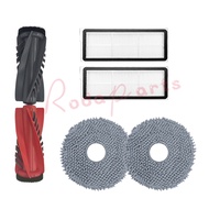 [ส่งจากไทย] สําหรับ Roborock Qrevo Edge 5V1 อุปกรณ์เสริมล้างทําความสะอาดได้กรองหลักแปรงด้านข้าง Mop 