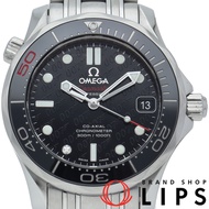 歐米茄海馬系列300公尺同軸潛水錶，36.25毫米，詹姆士龐德50週年限量版（全球限量3007枚），型號212.30.36.20.51.001，不鏽鋼男士腕錶，黑色拋光，成色極佳 [二手]