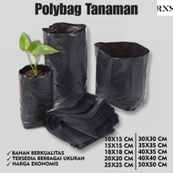 Black Plant Polybag – Polybag 10x15 12x15 15x15 Thick Strong for Planting Media