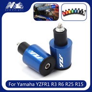 7/8'' 22mm Motorcycle Accessories 8 Color CNC Aluminum Handlebar Grips Bar Cap End Plug For Yamaha Y