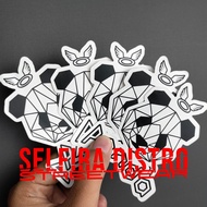 DJ Panda - 10pcs Waterproof DJ Panda Vinyl Stickers