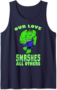 Valentine's Day Hulk Our Love Smashes All Others Tank Top