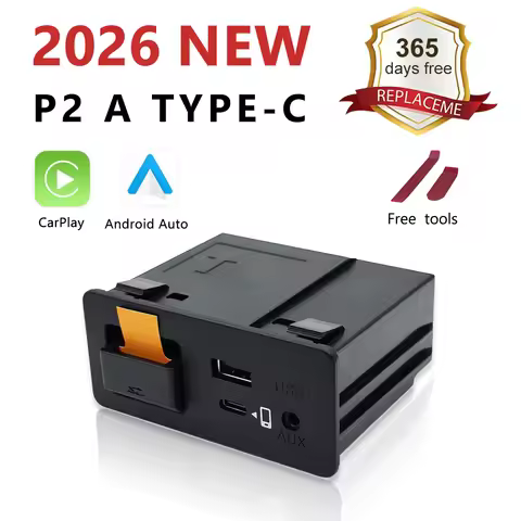 2025 New P2A Type-c Charging Wired CarPlay Android Auto Ai Box OEM Connection For Mazda 2 3 6 CX30 C