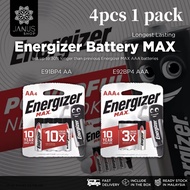 Energizer E91BP4 AA E92BP4 AAA Original Batteries Battery Long Lasting for Toys Remote Keyboard Mous