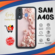 Latest Samsung A04S Case [Cute Flower] Samsung a04s Casing Hardcase Softcase Glossy GlossyMart88