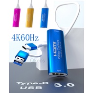 4K 60Hz U3 PLUS HDMI Video Capture Card Type C USB 3.0 Game Video Grabber for Video Recording Live S