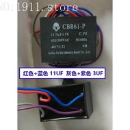 ⭐CBB61-P capacitor 11/3UF C.P2 420/500V Sharp washing machine capacitor 11+3UF