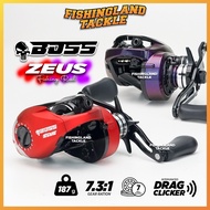 Airgear Boss Zeus Casting Reel By BPO Baitcasting Left Hand Fishing Reel Max Drag 9kg 187g Thailand