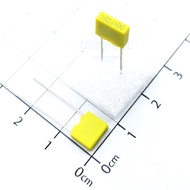[20 Pieces]- Gold Candy Capacitor 1nF 102J 100VDC CL71 Smart Components