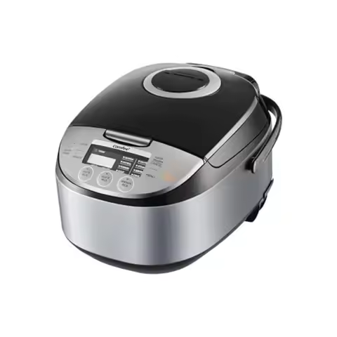 Rice Cooker 6 Cups Cooked, Portable Non-Stick Rice Maker, Japanese Rice Cooker with Fuzzy Logic Tech