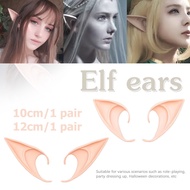 1 Pair Halloween Costume Ear Tips Elf Fairy Hobbit Alien Cosplay Stage Props