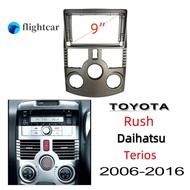 Flightcar 9inch Mobil Android Head Unit 2din Frame Fascia Toyota Rush