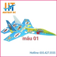 Kit máy bay điều khiển su27 sải 55cm xốp dẻo