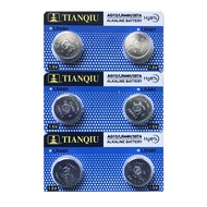[SG] [6 Pieces] TIANQIU AG13 SR44SW LR44 Alkaline Button Battery