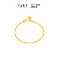 TAKA Jewellery 916 Gold Bracelet with Bell