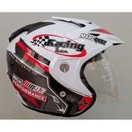 10.10 [Paling Murah] Helmet Double Visor Dua Kaca Helem Racing Marc Marquez Kualitas Setara helm KYT