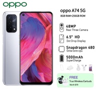 OPPO A74 5G mobile phones Global firmware Snapdragon 480 Dual SIM Camera 48.0MP 8GB RAM 256GB ROM 6.