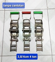 Kepala besi trek belt rachet tie down tali krek 15 inch /38 cm