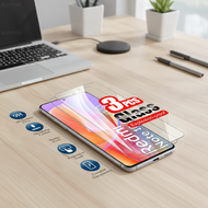 Redmi A3 Full Cover Tempered Glass Screen Protector 3Pcs