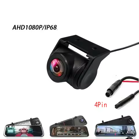Car image reversing camera AHD1080P 4Pin HD video Night Market infrared rear view video only needs t