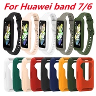Cover For Huawei band 7/6 Silicone Smart Watch Protector Shell Edge Protection Sleeve For Huawei honor band 6 Protection Frame