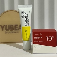 [DERMA XP BRIGHTENING PACKAGE] Glycore 10% Cream 10 Gram & Derma Xp Niaclear 15 Gram Tube Brightenin