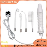 Skin Therapy Wand with 4 Tubes High Frequency Face Wand Portable High Frequency Facial Machine for A