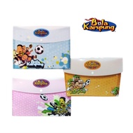 Bola Kampung A4 Button Document Organizer - Plastic File Folder PP l Folder Fail Plastik Fail Kartun