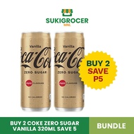 Buy 2 Coke Zero Sugar Vanilla 320ml Save 5