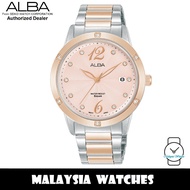 ALBA AG8N04X Fashion Quartz Mineral Crystal Glass Stainless Steel Case & Strap Woman's Watch AG8N04 