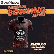 EvoNova Bowling Jersey - MOTIV - Black
