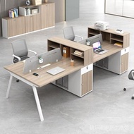 Workstation financial computer desk, office desk, workstation desk, staff desk with screen, office w