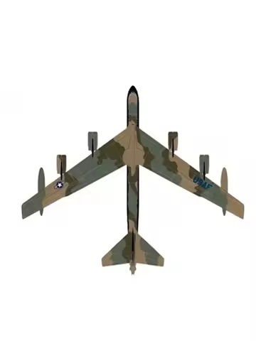 Academy Model 12632 B-52D Stratofortress DIY Plastic Bomber Assembly Scale Airplane Model Kit 1/144