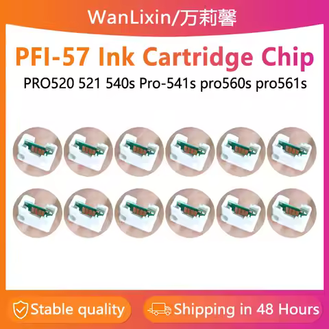 1pcs PFI-57 PFI57 PFI 57 Ink Cartridge Chip Compatible For Canon Pro520 Pro540 540s pro560s pro521 5