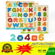 Mideer Wooden Alphabet Numbers Magnetic