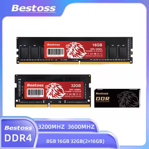 Bestoss DDR4 4GB 8GB 1600MHz Internal RAM Memory Module High Speed Notebook Laptop Memory for DIY Ga