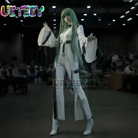 UETEEY Code Geass CC Cosplay Costume And Wigs Lelouch Of The Rebellion C.C. Jumpsuits Hangyaku No Le