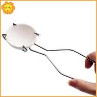 VASTJI 25Cm Stainless Steel Crucible Tong Clamp Crucible Pliers White Gold Bowl Melting Gold Furnace