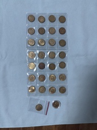香港壹毫（1948-1951/1955-1980）共30枚  不齊套（缺1956H/1965H/1967/1971H/1975)