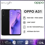 OPPO A31 RAM 6/128GB GARANSI 1 TAHUN SECOND LIKE NEW (**)