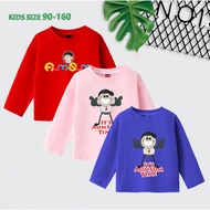 100% Cotton Kids shirt Aumsum children shirt SIZE 90-160 Fashion Long sleeve shirt Unisex shirt SW02