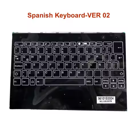 YB1-X90 Latin Keyboard Assembly Touchpad For Lenovo Yoga Book YB1-X90L YB1-X90F YB1-X91L X91F Fit Sp