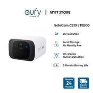 eufy Security SoloCam C210 Wireless Outdoor Camera 2K Resolution No Monthly Fee Wireless 2.4 GHz Wi-