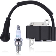 Ignition Coil Spark Plug Kit For Stihl BR800 BR800X BR800C-E BR800C BR 800X Magnum Backpack Leaf Blo
