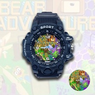 Super Bear Adventure 01 Waterproof Sport Watch for Boys FREE Spare Battery SB1XSPORT