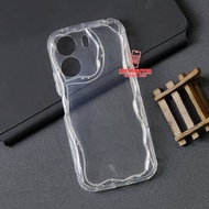 poco C65 CASE MELTING WAVY CLEAR SOFT CASE poco C65 G01