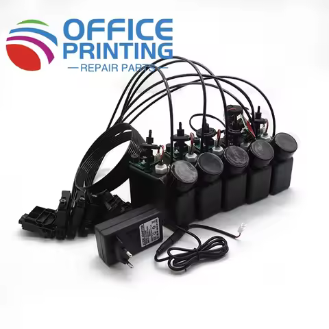 1pc UV White Ink CISS With Stirrer Level Sensor Alarm White Ink Tank For Epson L1800 L805 Printer Mo