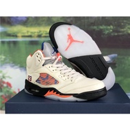 Air Jordan 5 Retro International Flight Candle/Orange Pealer-Black-Hyper Royal 136027-148