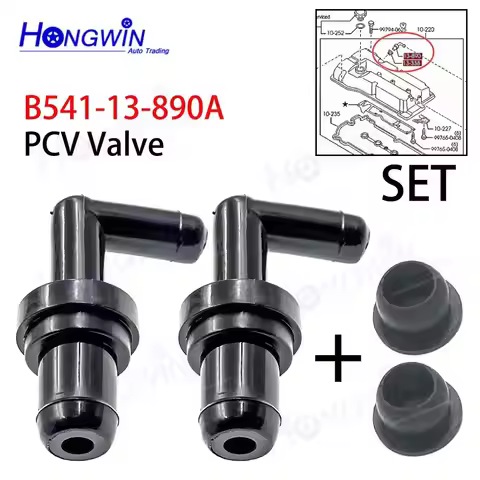 2SET E301-13-338A B541-13-890A B54113890A PCV Valve For Mazda 323 Protege BA BG BJ 626 Mazda 2 Demio
