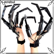 ARREBUL 1PC Halloween Articulated Finger, Scarry Fake Fingers Skeleton Hands Finger Glove, Cosplay G